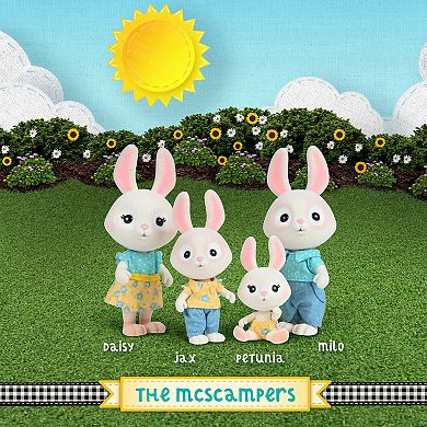 Honey Bee Acres McScampers Bunny Family Toy Set