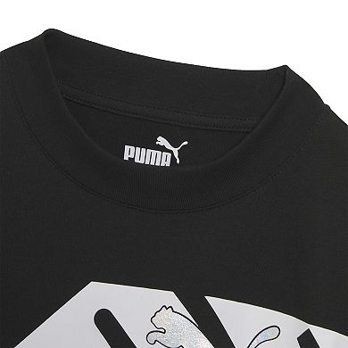 Girls 7-16 PUMA Power Pack Jersey Logo Fashion Tee