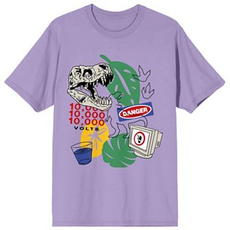 Juniors' Bioworld Jurassic Park Collage Short Sleeve Graphic Tee