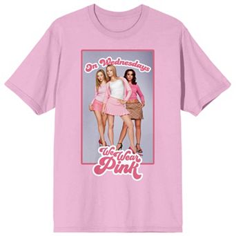 Juniors' Bioworld Mean Girls "On Wednesday We Wear Pink" Short Sleeve Graphic Tee