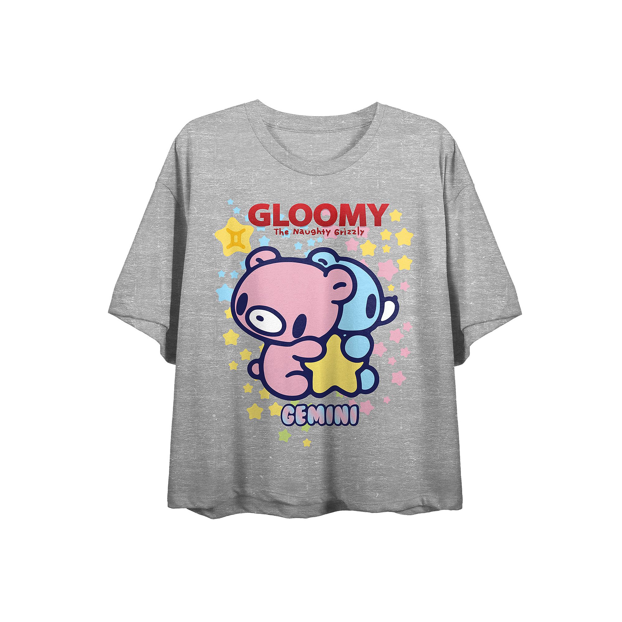 Juniors Bioworld Gloomy Bear Gemini Short Sleeve Graphic Tee, Girls, Size