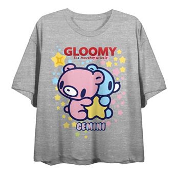 Juniors' Bioworld Gloomy Bear Gemini Short Sleeve Graphic Tee