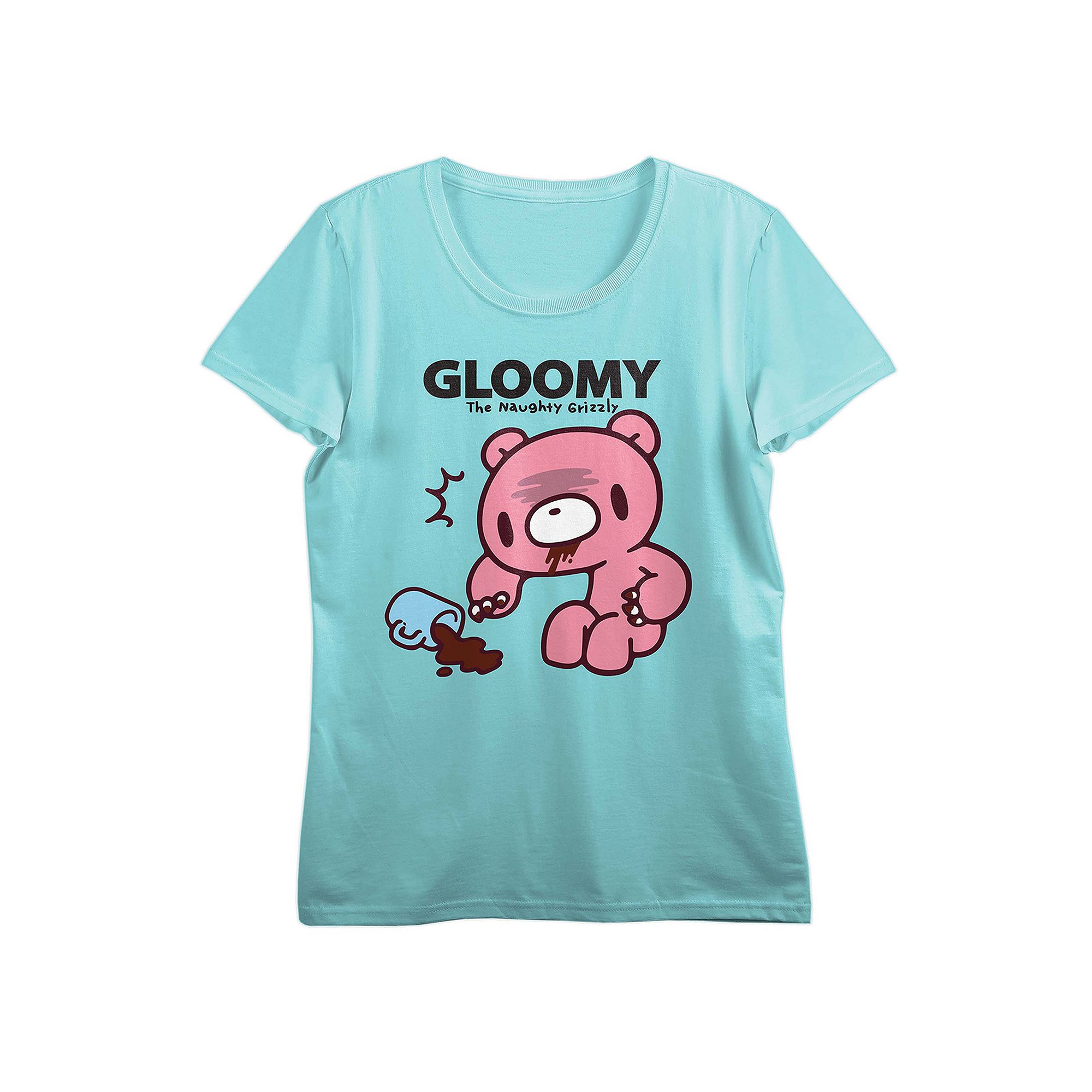 Juniors Bioworld Gloomy Bear Spilled Coffee Short Sleeve Graphic Tee, Girl