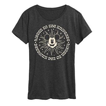 Disney's Mickey Mouse Plus Listen To The Universe Graphic Tee