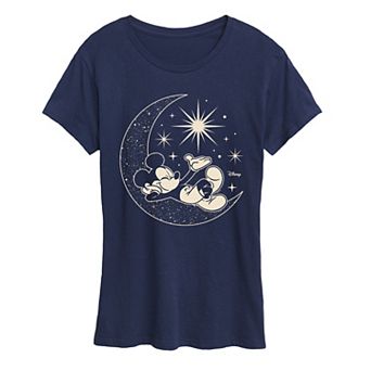 Disney's Mickey Mouse Plus Celestial Moon Graphic Tee