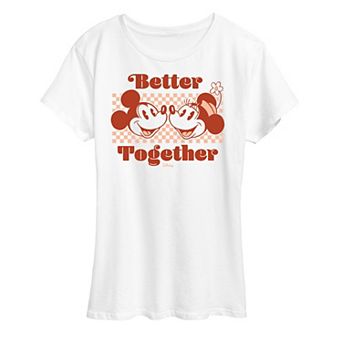 Disney's Mickey & Minnie Mouse Plus Better Together Graphic Tee