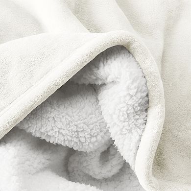 Sherpa Fleece Throw Blanket