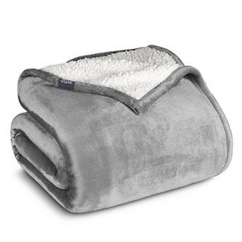 Bare Home Sherpa Fleece Throw Blanket