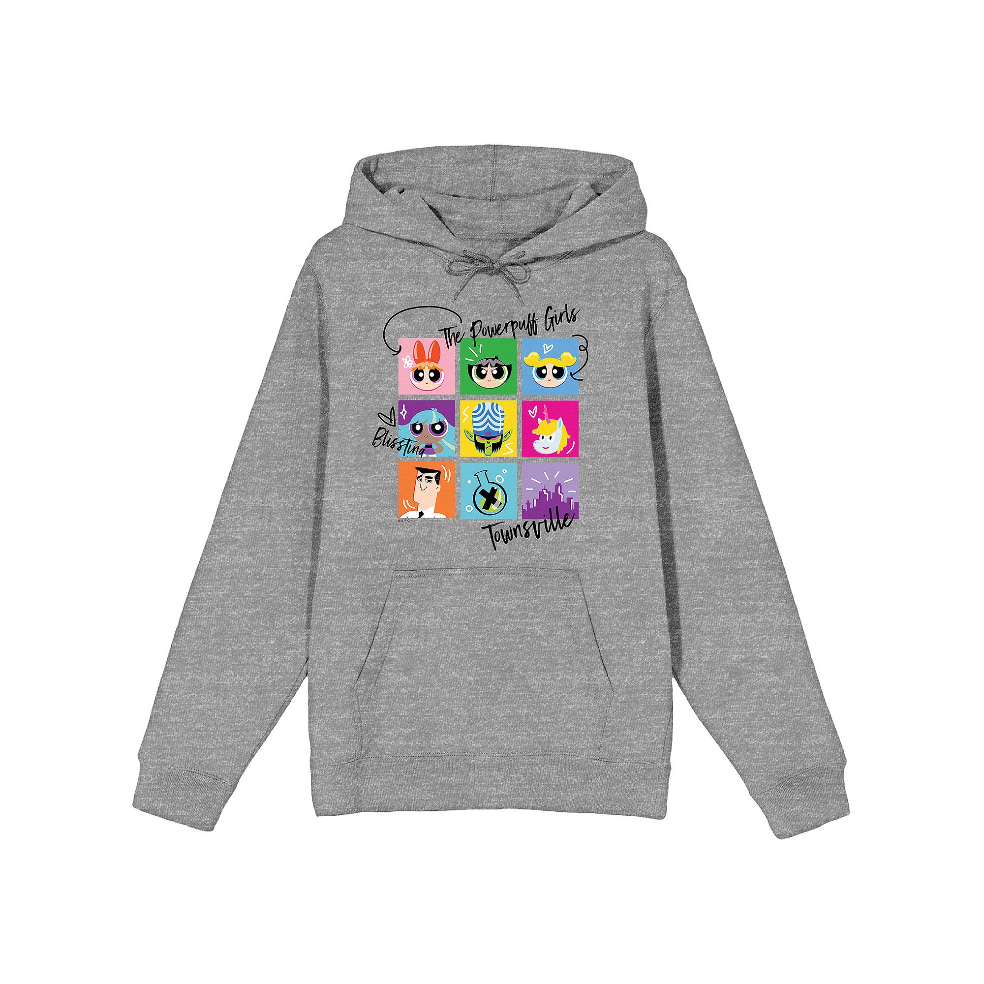Juniors Bioworld Powerpuff Girls Portrait Squares Graphic Hoodie, Girls, 
