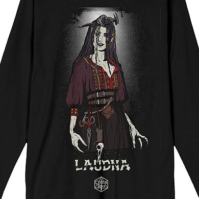 Juniors' Bioworld Critical Role Hells Bells Laudna Portrait Long Sleeve Graphic Tee