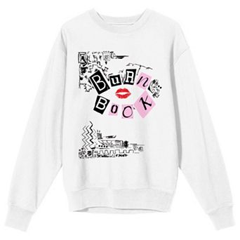 Juniors' Mean Girls Burn Book Long Sleeve Graphic Tee