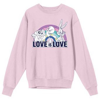Juniors' Looney Tunes Love Is Love Long Sleeve Graphic Tee
