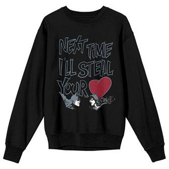 Juniors' DC Comics Batman Next Time I'll Steal Your Heart Long Sleeve Graphic Tee
