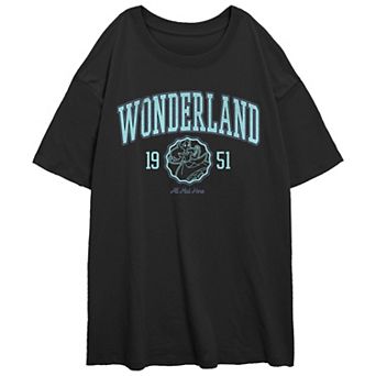 Disney's Alice In Wonderland 1951 Juniors' Oversize Graphic Tee