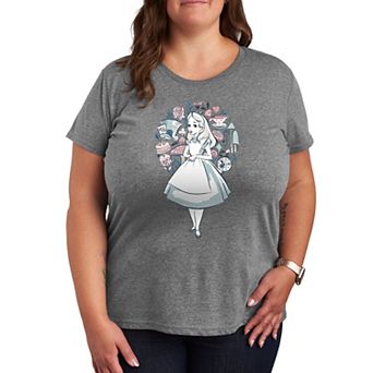 Disney's Alice in Wonderland Plus Circle Graphic Tee