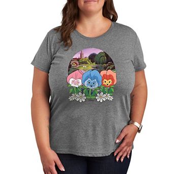 Disney's Alice in Wonderland Plus Flower Row Graphic Tee