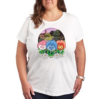 Disney's Alice in Wonderland Plus Flower Row Graphic Tee