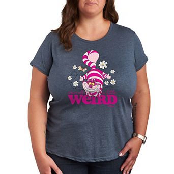 Disney's Alice in Wonderland Cheshire Cat Plus Little Weird Graphic Tee