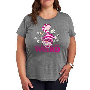 Disney's Alice in Wonderland Cheshire Cat Plus Little Weird Graphic Tee