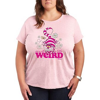 Disney's Alice in Wonderland Cheshire Cat Plus Little Weird Graphic Tee