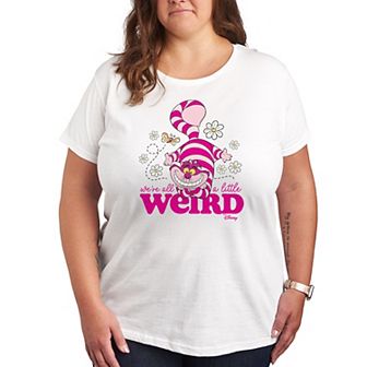 Disney's Alice in Wonderland Cheshire Cat Plus Little Weird Graphic Tee
