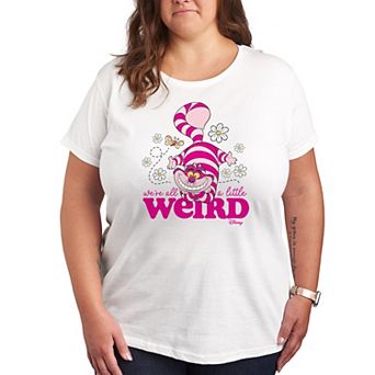 Disney's Alice in Wonderland Cheshire Cat Plus Little Weird Graphic Tee