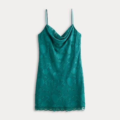 Juniors' Rewind Sleeveless Burnout Jacquard Dress
