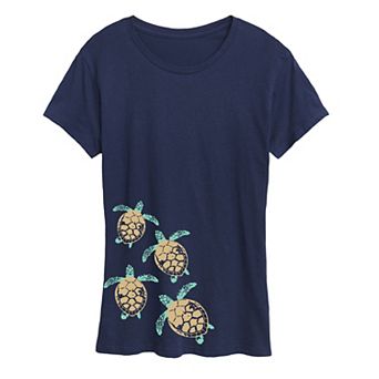 Women's Baby Turtle Trail Graphic Tee