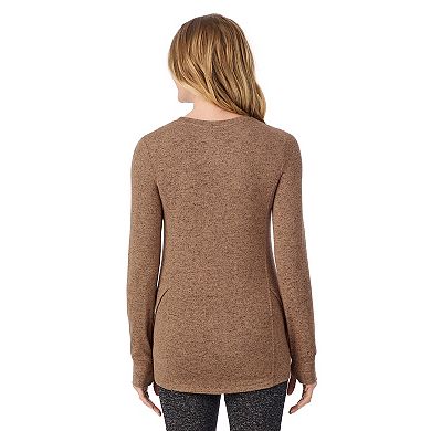 Women's Cuddl Duds® Soft Knit Long Sleeve Crew Top