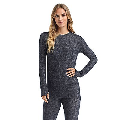 Women's Cuddl Duds® Soft Knit Long Sleeve Crew Top