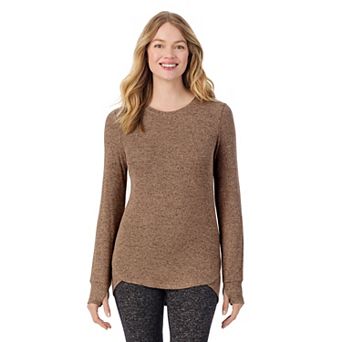 Women's Cuddl Duds® Soft Knit Long Sleeve Crew Top