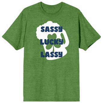 Juniors' St. Patrick's Day Sassy Lucky Graphic Tee