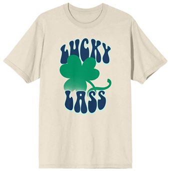 Juniors' St. Patrick's Day Lucky Lass Graphic Tee