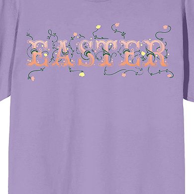 Juniors' Soft Petal Easter Fairy Tale Graphic Tee