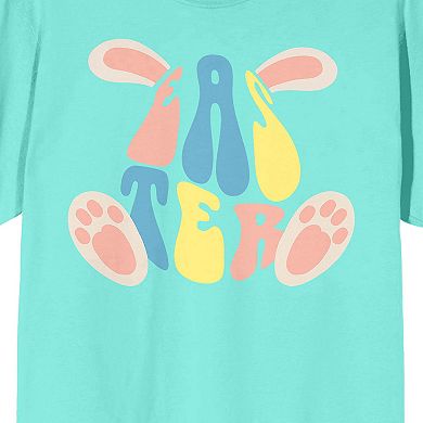 Juniors' Soft Petal Easter Bunny Ears Graphic Tee