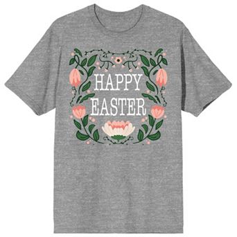 Juniors' Soft Petal Happy Easter Graphic Tee