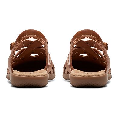 Clarks® Elizabelle Sea Women's Leather Fisherman Sandals