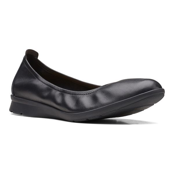 Clarks® Jenette Ease Leather Women's Flats