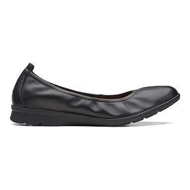 Clarks® Jenette Ease Leather Women's Flats