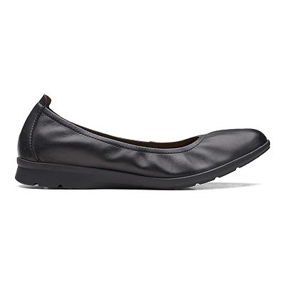 Clarks® Jenette Ease Leather Women's Flats