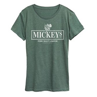 Women's Mickey's Vintage Logo Graphic Tee