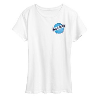 Women's Blue Moon Round Logo Graphic Tee