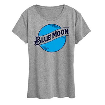 Women's Blue Moon Round Logo Graphic Tee