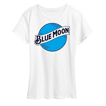 Women's Blue Moon Round Logo Graphic Tee