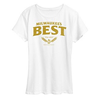 Women's Milwaukee's Best Distressed Logo Graphic Tee