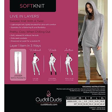 Women's Cuddl Duds® Soft Knit Joggers