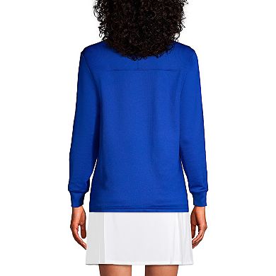 Women's Lands' End Quarter Zip Pullover
