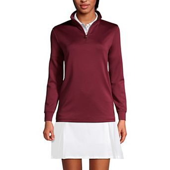Women's Lands' End Quarter Zip Pullover