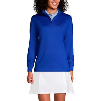 Women's Lands' End Quarter Zip Pullover