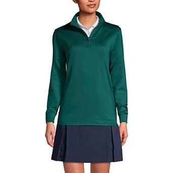 Women's Lands' End Quarter Zip Pullover